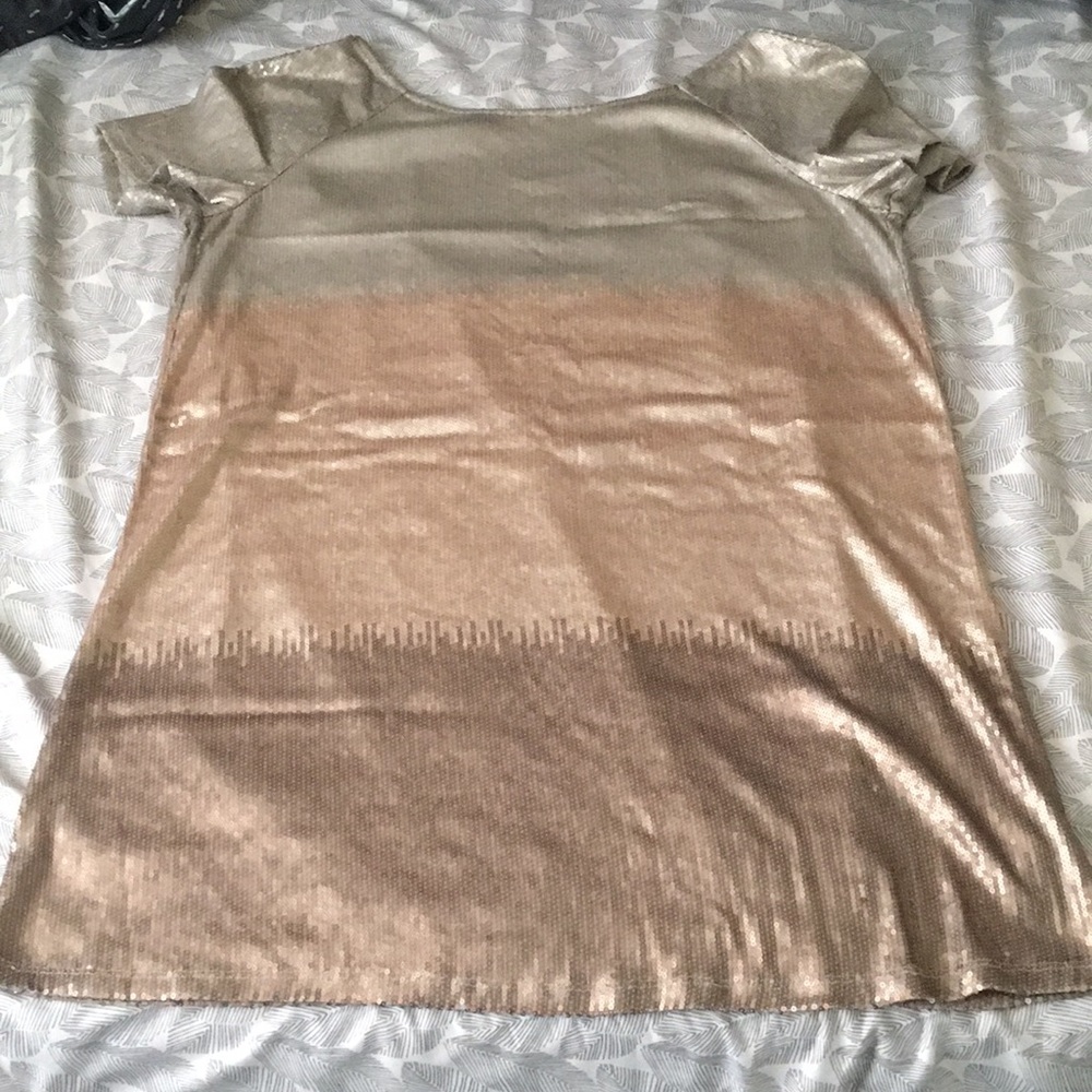 FREE PEOPLE metallic mini dress